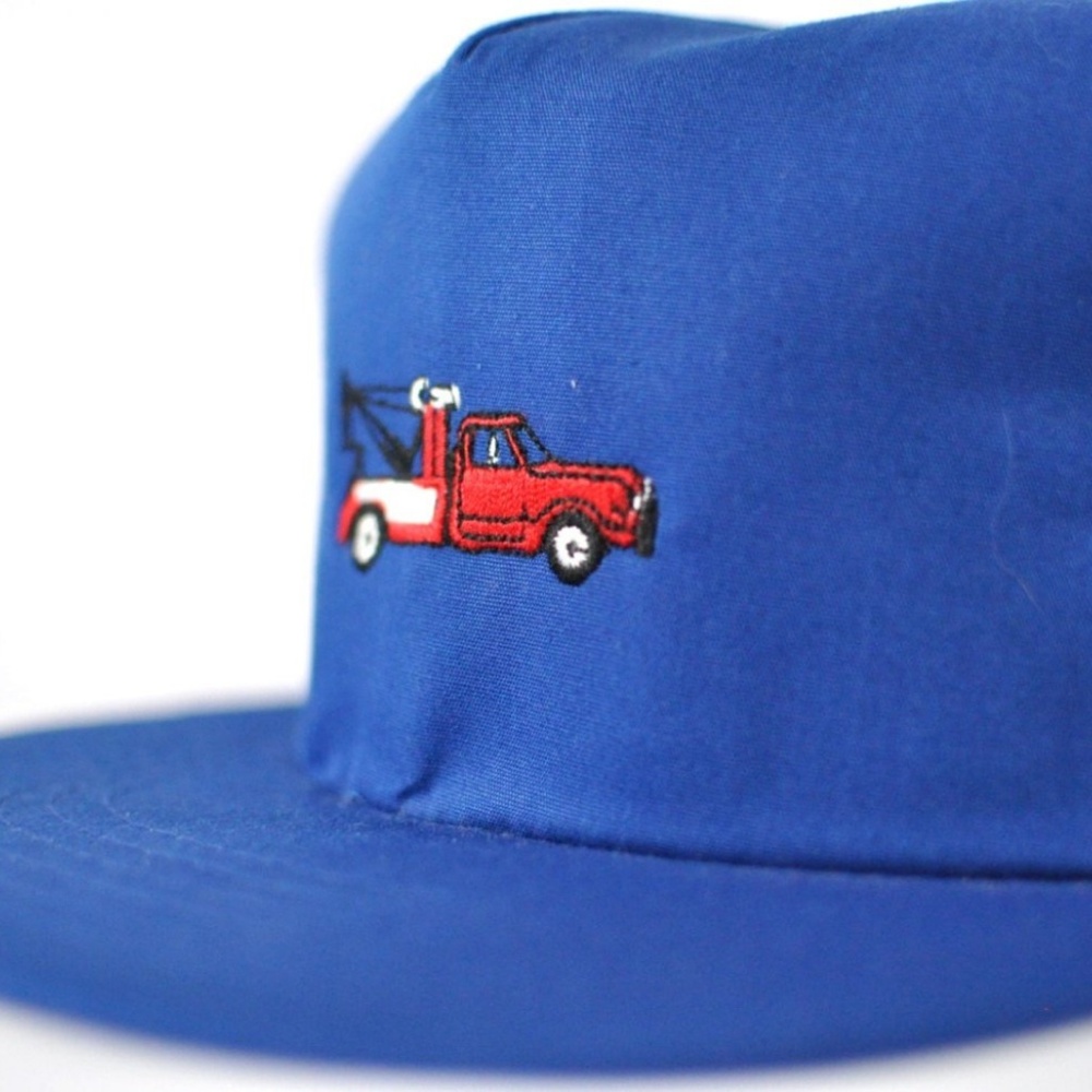 Vintage Baseball Cap Tow Truck Snapback 90s 80s Gem